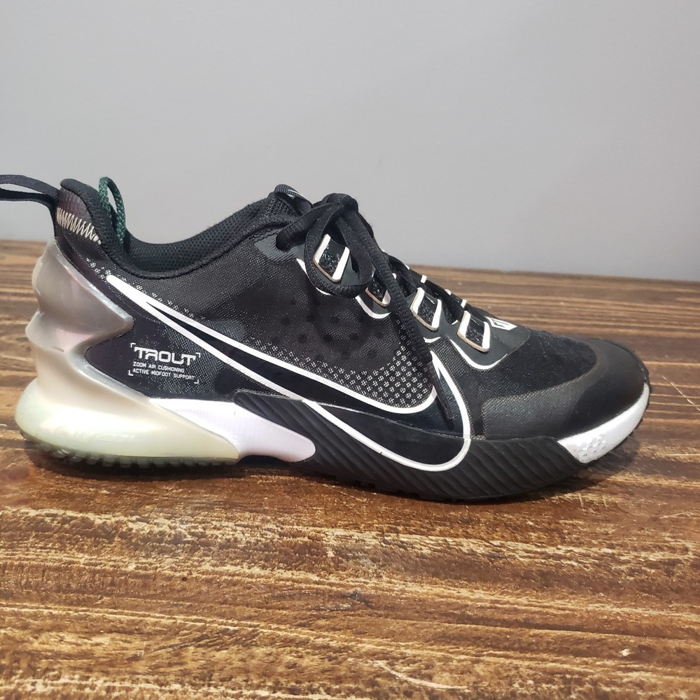 Nike Force Zoom Trout Black White Mens Size 8.5 No Insoles CZ5916-005